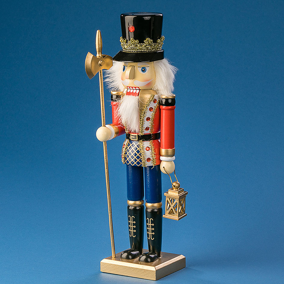 Nøtteknekker med lykt - 36cm - julepynt