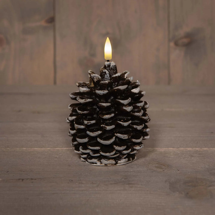 LED-lykt formet som kongle - 10.5x12.5 - Juletrepynt.no