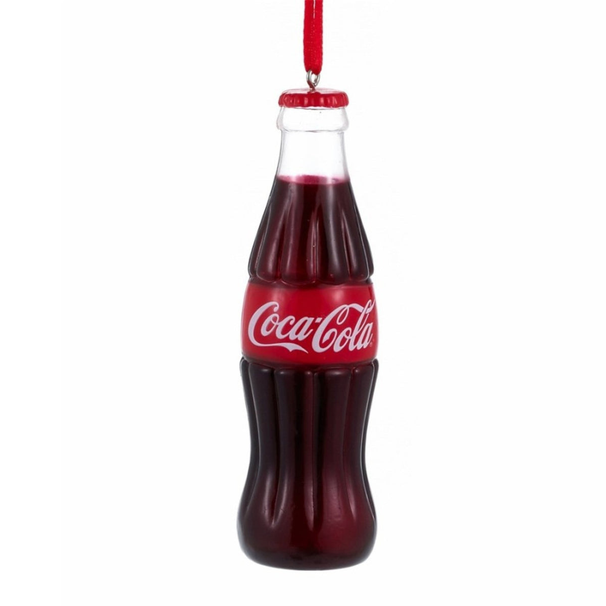 Coca Cola glassflaske - retro juletrepynt - Julelysbutikken.no
