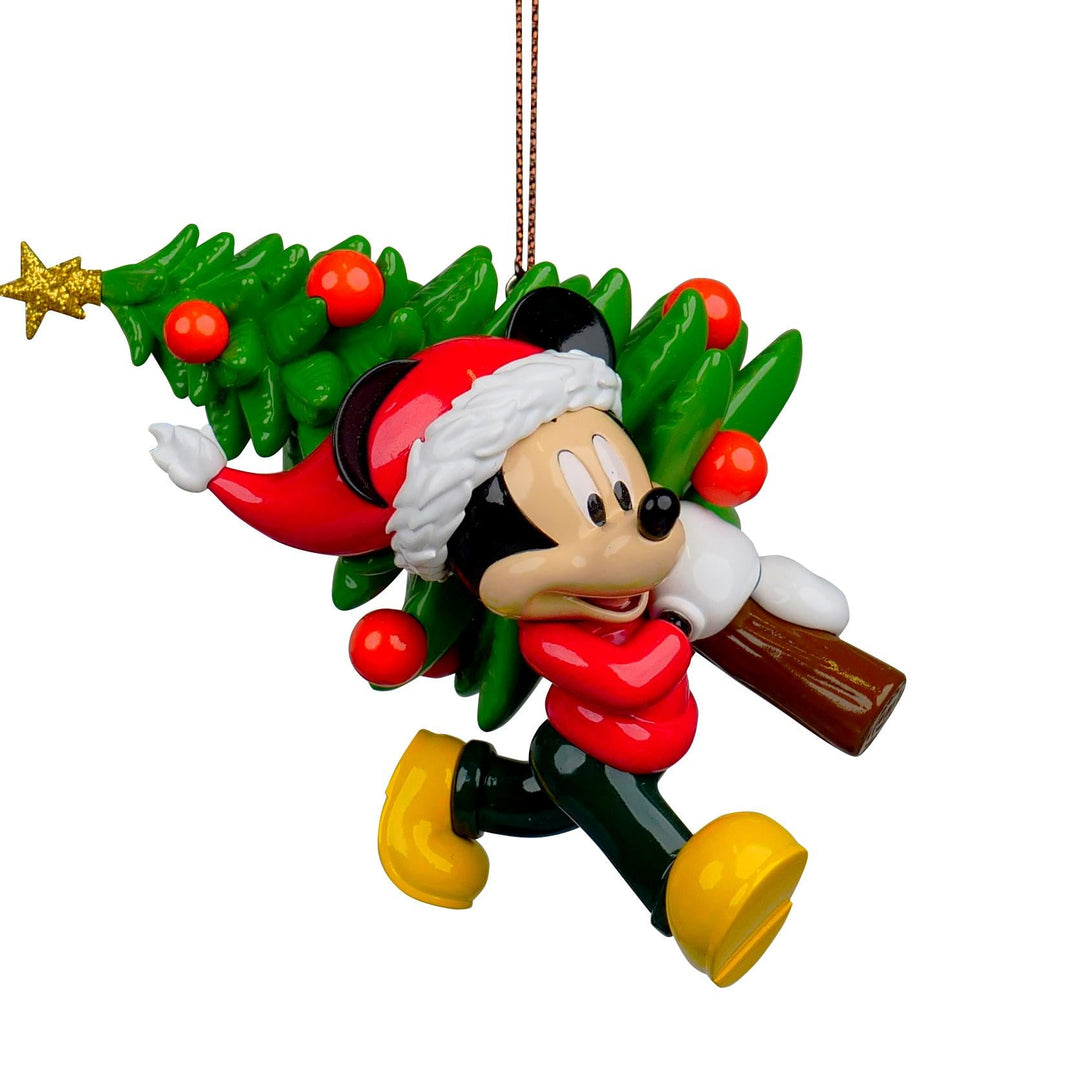 Juletrepynt Mikke bærer juletre. Disney julekule