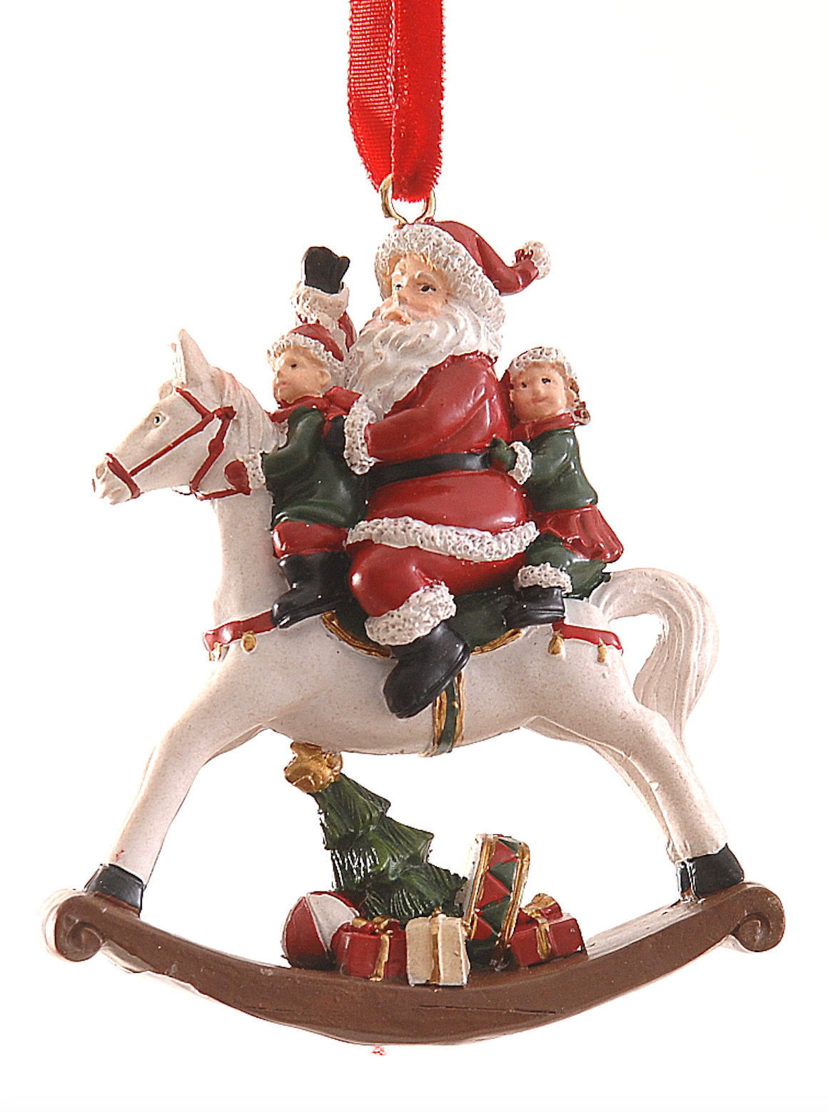 Juletrepynt julenisse barn gaver gyngeshest julepynt