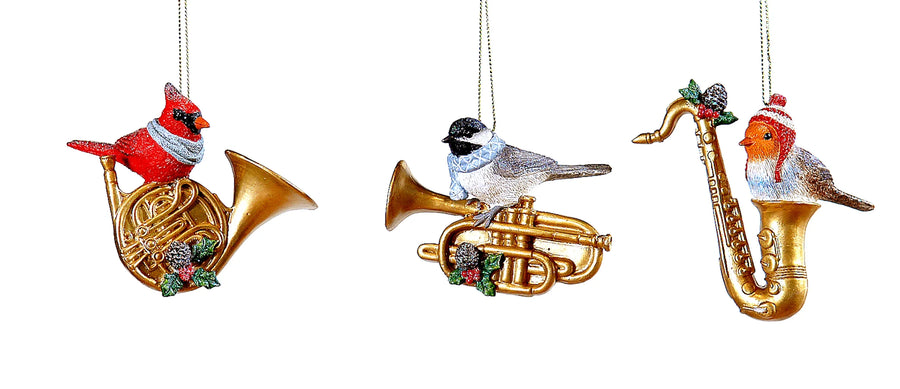 Instrument - juletrepynt - sett med 3 - Juletrepynt.no