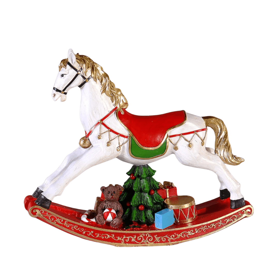 julekuler Gyngehest (25cm)