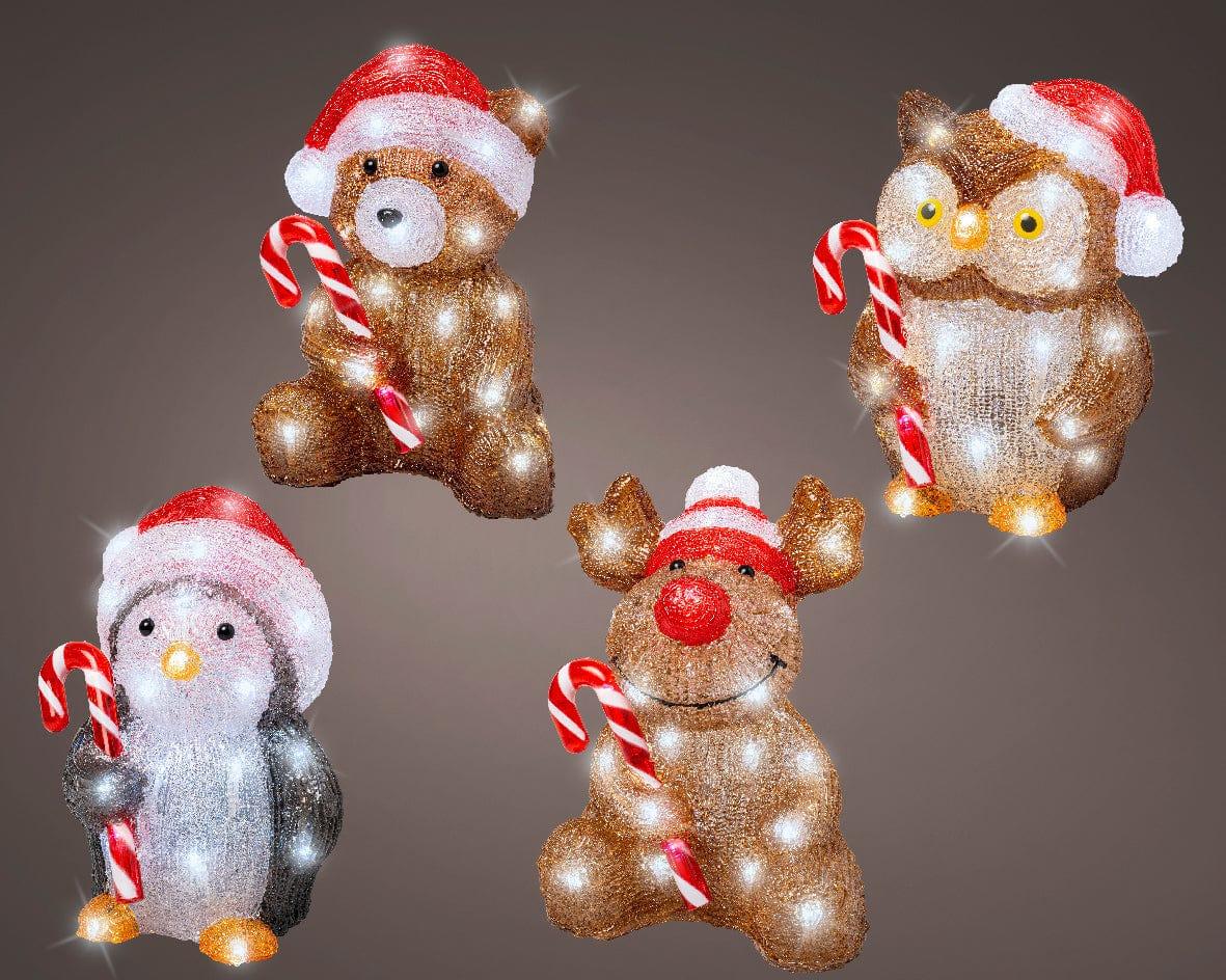 Julelys LED figur, utendørs (23cm) Pingvin - Juletrepynt.no