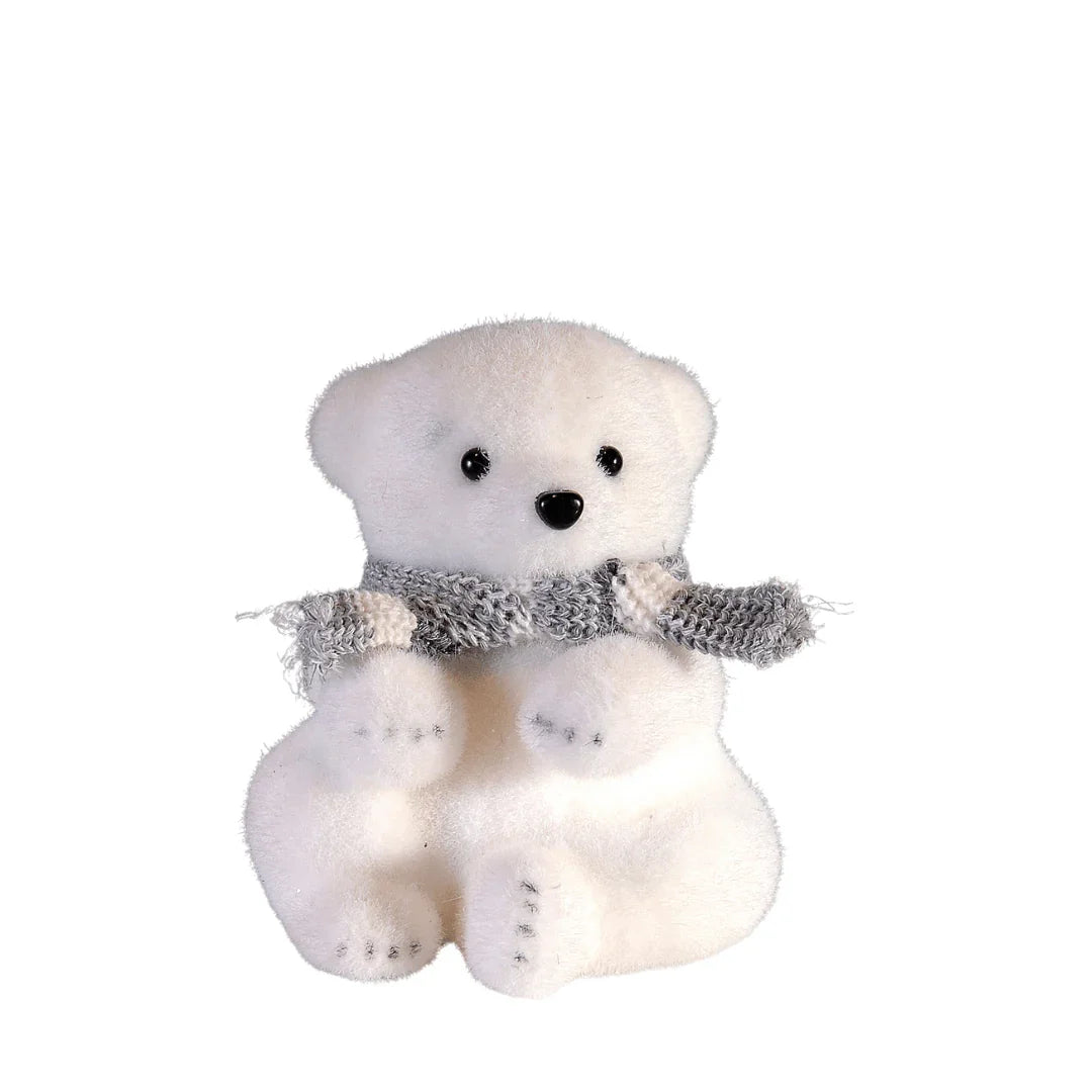 Isbjørnbaby (16 cm) - Juletrepynt.no