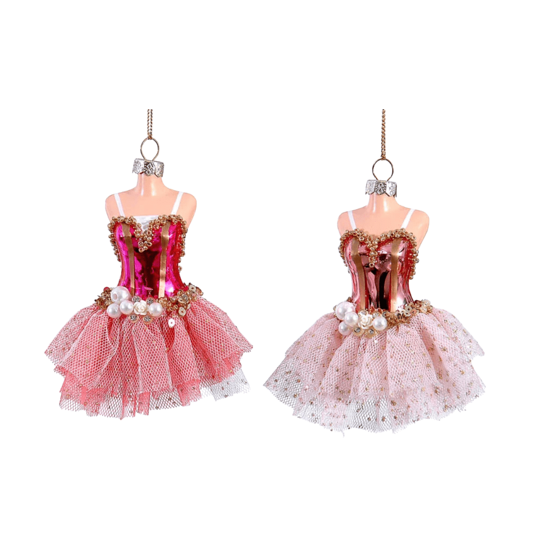 juletrepynt Ballerina kjole (10 cm)