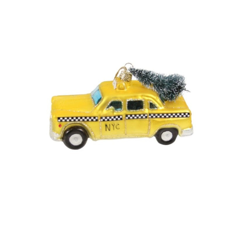 juletrepynt NYC gul taxi (12 cm)