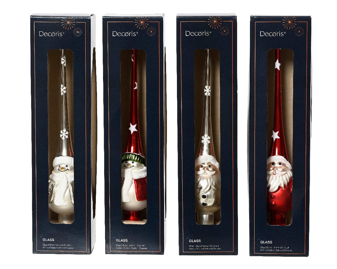 Snømann/julenisse juletrespir (25 cm) - Julelysbutikken.no