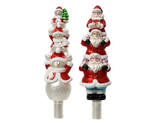 Snømann/julenisse juletrespir (31 cm) - Juletrepynt.no