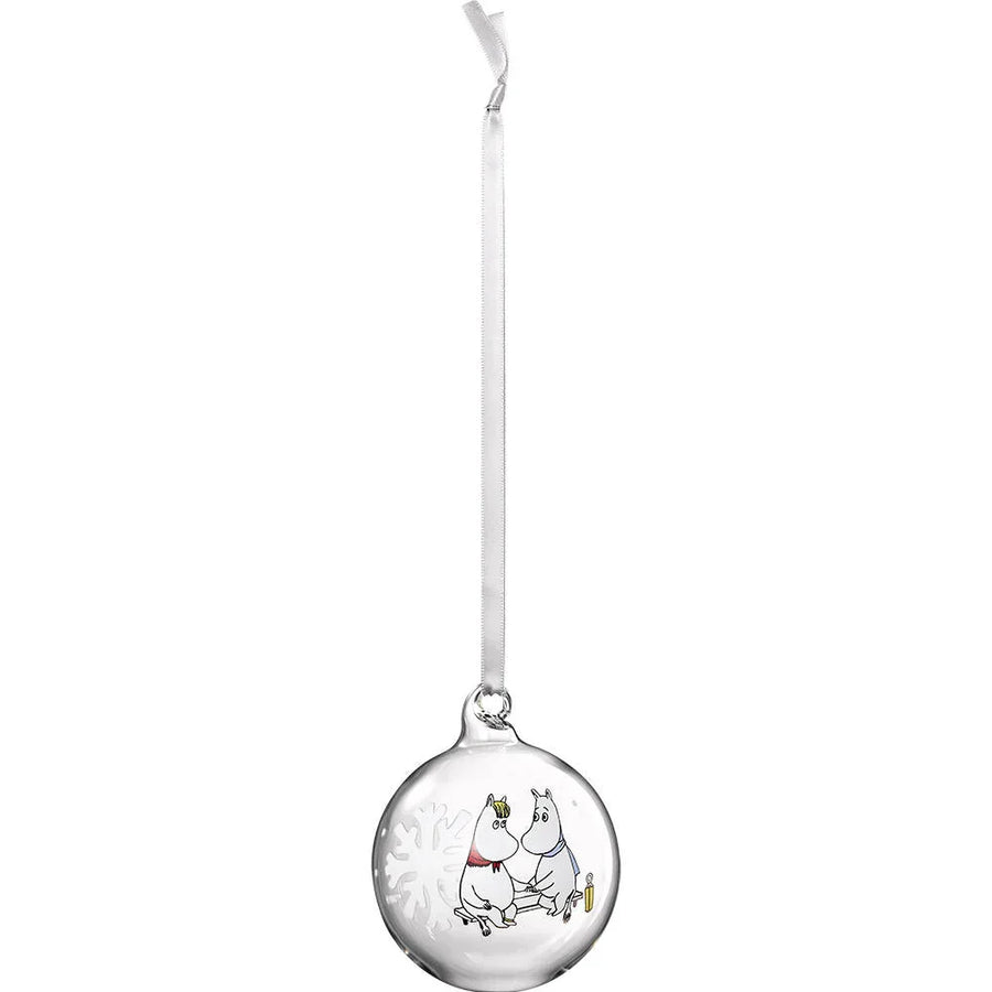 Julekule - Mummi snøfnugg - Juletrepynt.no