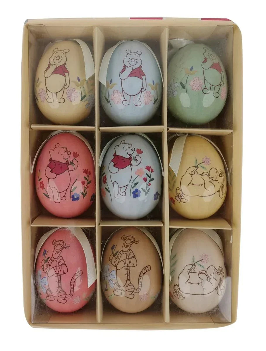 Disney Ole Brumm påskeegg, 9 stk (4,5 cm) - Juletrepynt.no