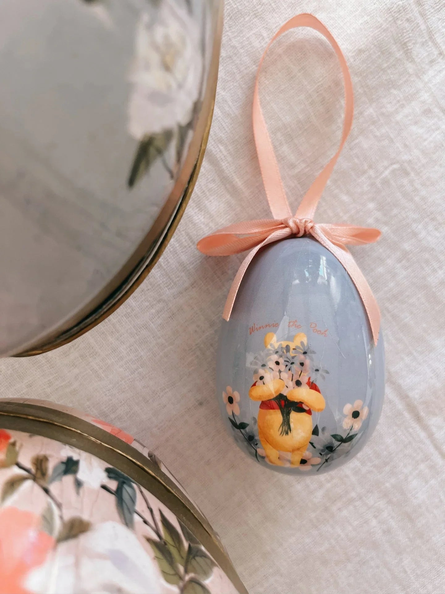 Disney påskeegg, Ole Brumm 4 stk (7,5 cm) - Juletrepynt.no