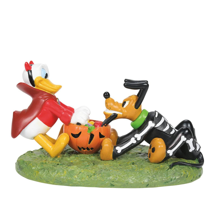 Halloween Donald og Pluto - Halloweenpynt (6cm)