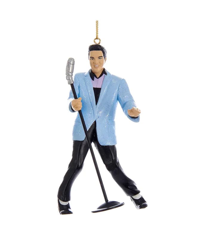 Juletrepynt Elvis Presley® Blå drakt, Hound Dog (10cm)