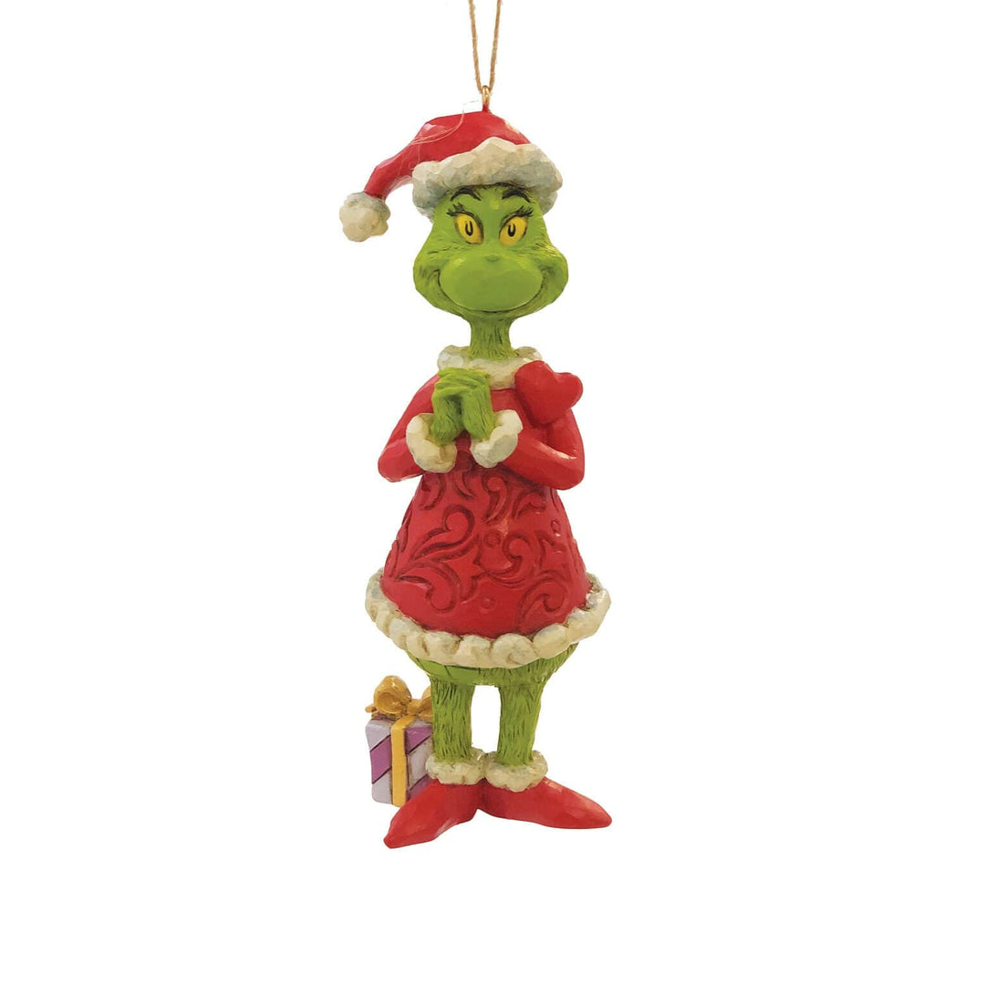 Juletrepynt Grinchen i julestemning (13cm)