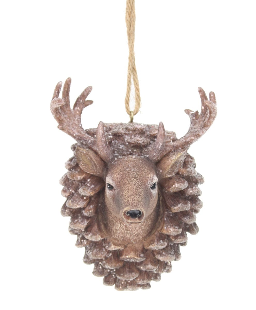juletrepynt Rådyr i kongle (8 cm)