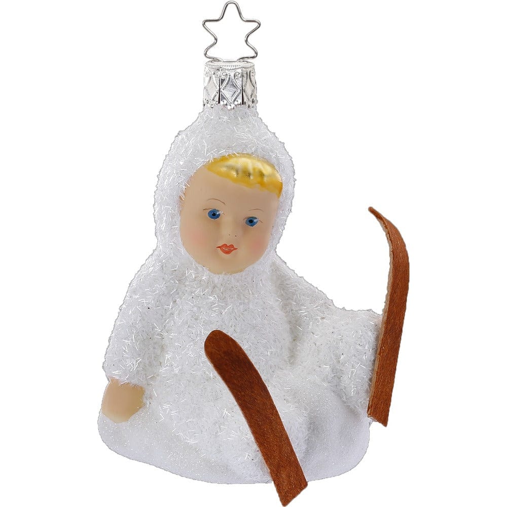 juletrepynt Vinterbarn på ski (9cm)