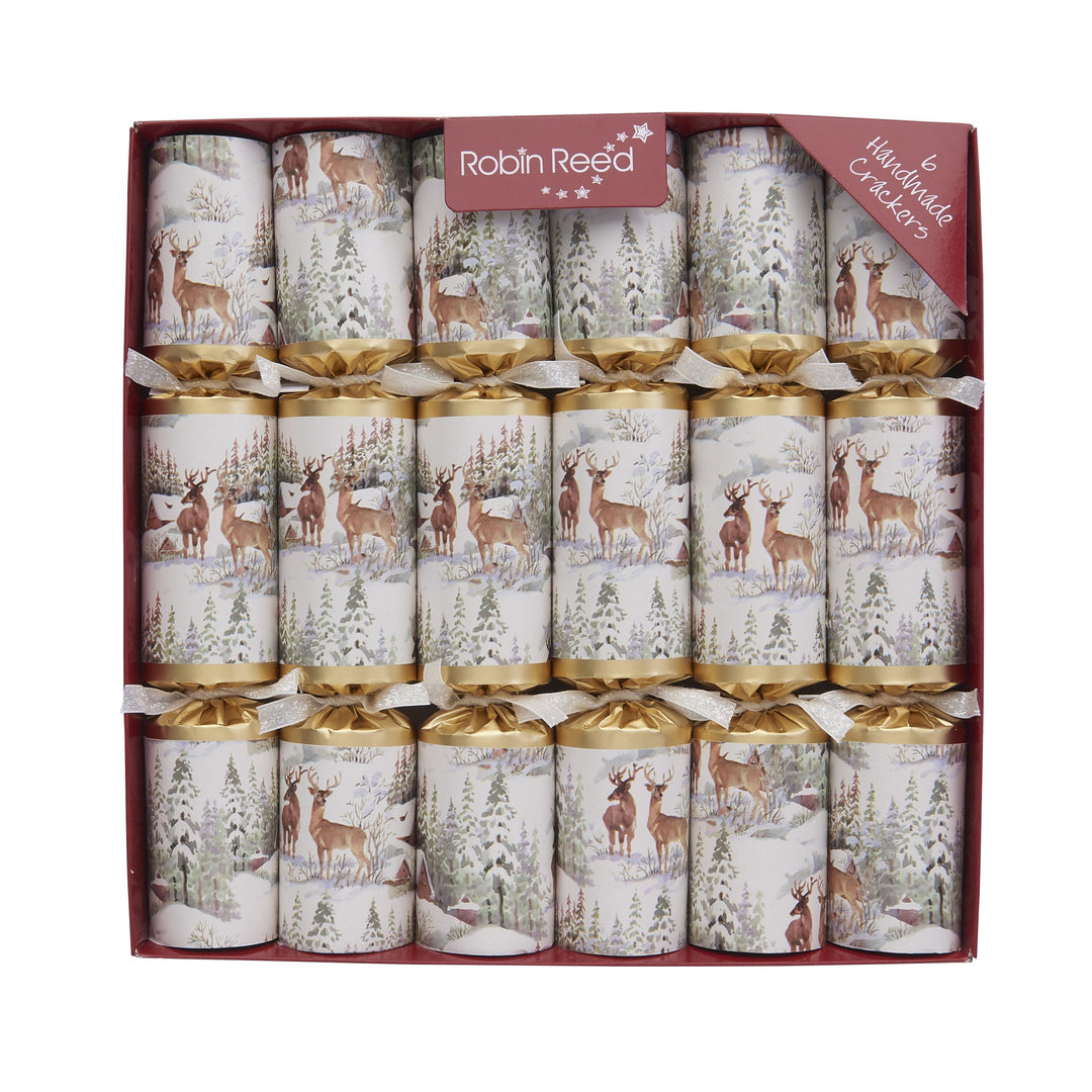 Smellbonbon med reinsdyr. Julepynt med reinsdyr. Store smellbonbon