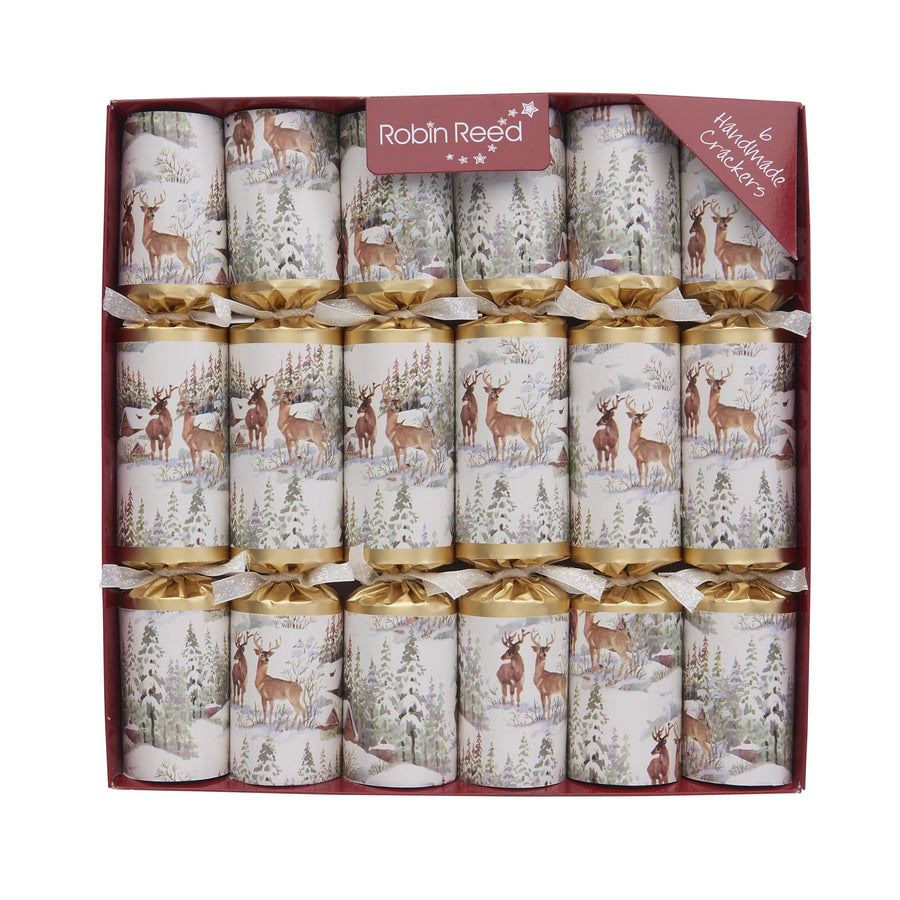 Smellbonbon med reinsdyr. Julepynt med reinsdyr. Store smellbonbon