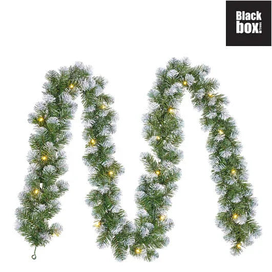 Girlander med LED lys - Norton 270x20cm - Juletrepynt.no