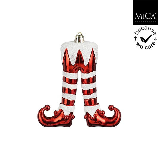 Alvebein - morsom juletrepynt - velg farge selv