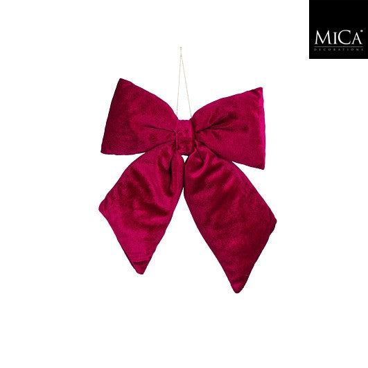 sløyfe til jul rød - julepynt