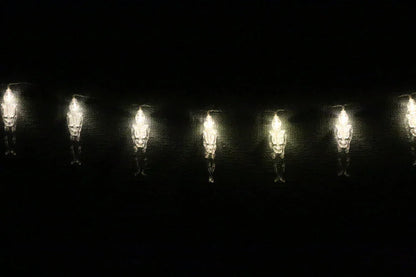 Lyslenke skjelett - 3 meter 20 pærer. Halloween - Juletrepynt.no