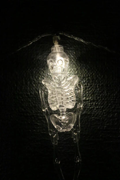 Lyslenke skjelett - 3 meter 20 pærer. Halloween - Juletrepynt.no