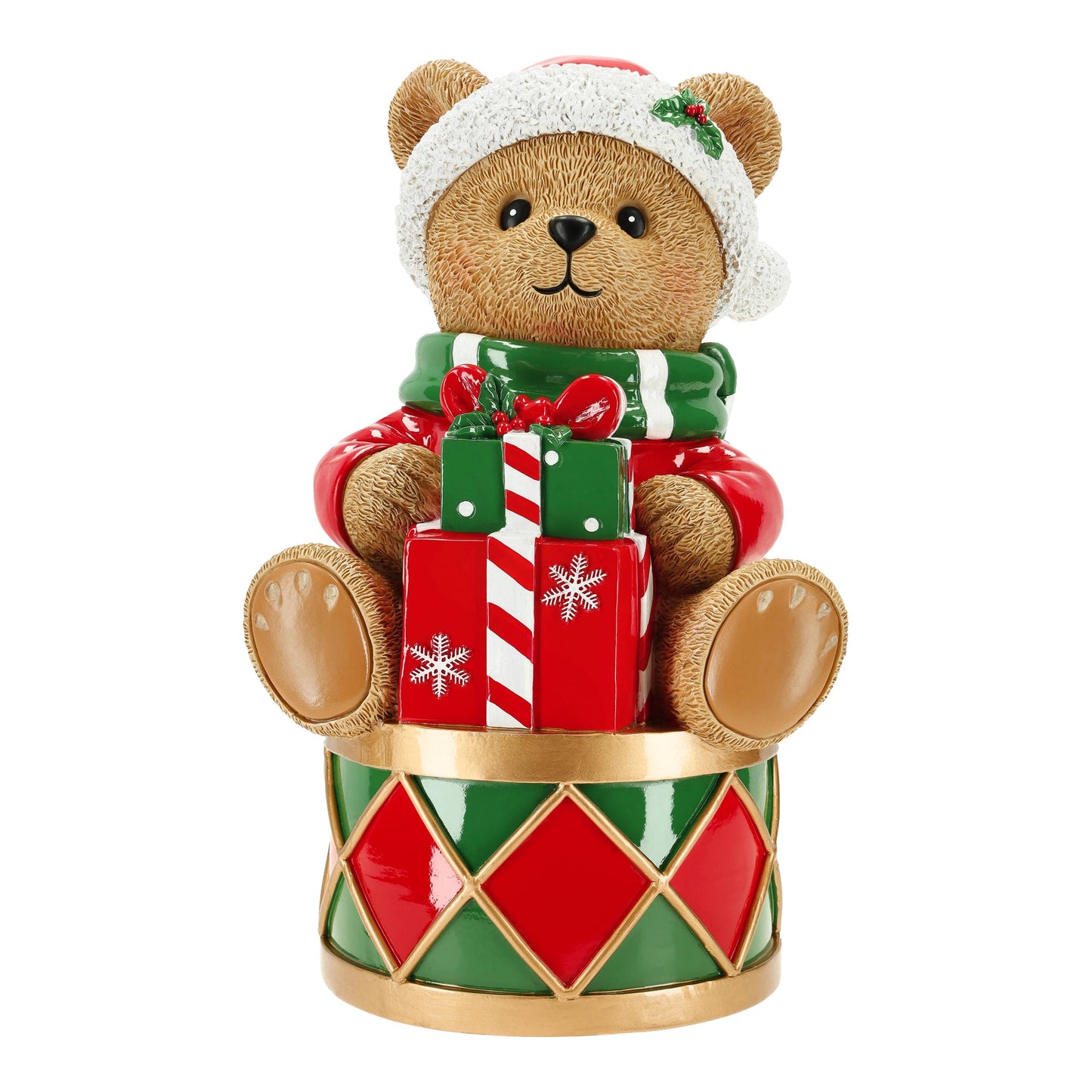 Bamse tromme julepynt