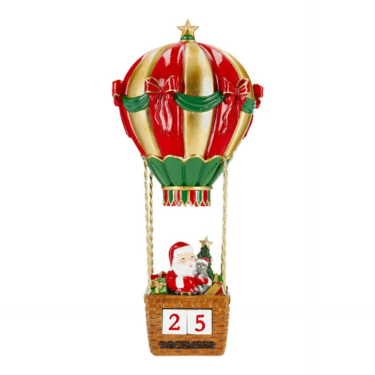 Flott julepynt til advent med nedtelling til jul. Juserbare tall