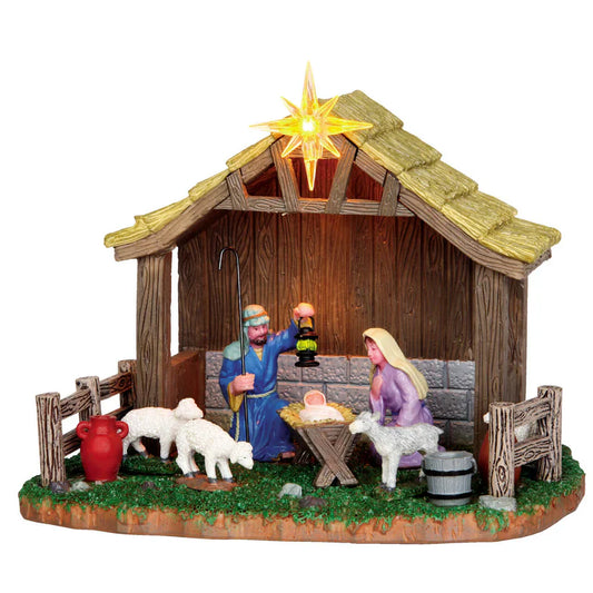 Julekrybbe, jesus fødsel, juleby