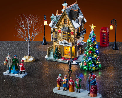 Julebutikk - startsett juleby - fra Lemax