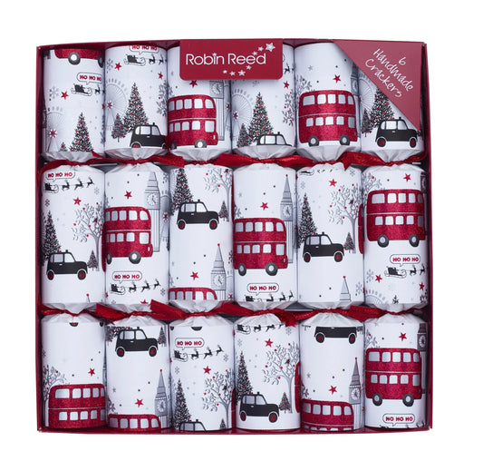 Store Smellbonbon med London motiv - 6 stk 30 cm - Juletrepynt.no