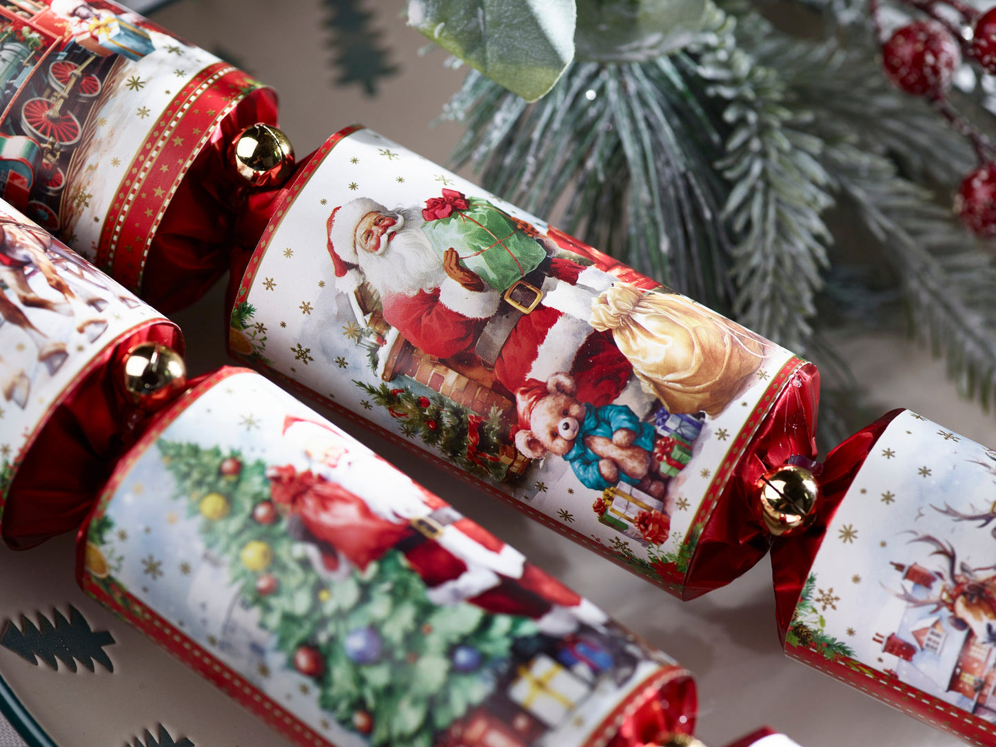 12 flotte smellbonbon - julemotiv - 12 x 30 cm