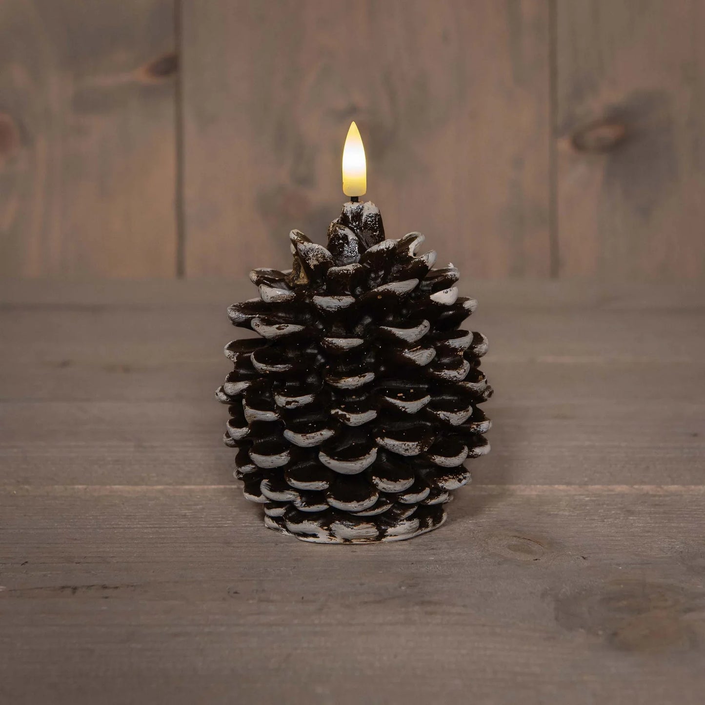 LED-lykt formet som kongle - 10.5x12.5 - Juletrepynt.no