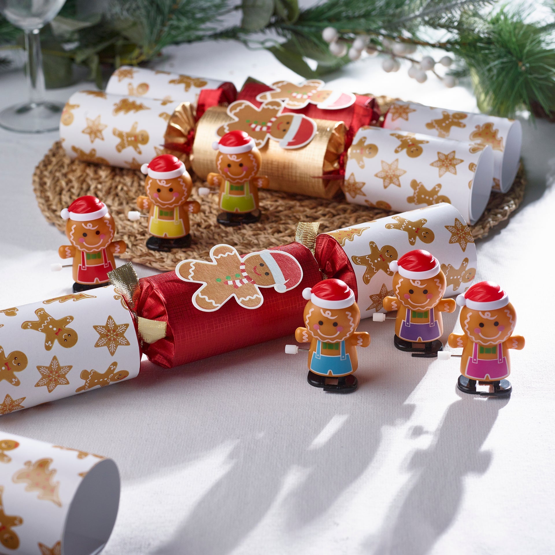 Gingerbread smellbonbon 33 cm til julebord med pepperkakemotiv