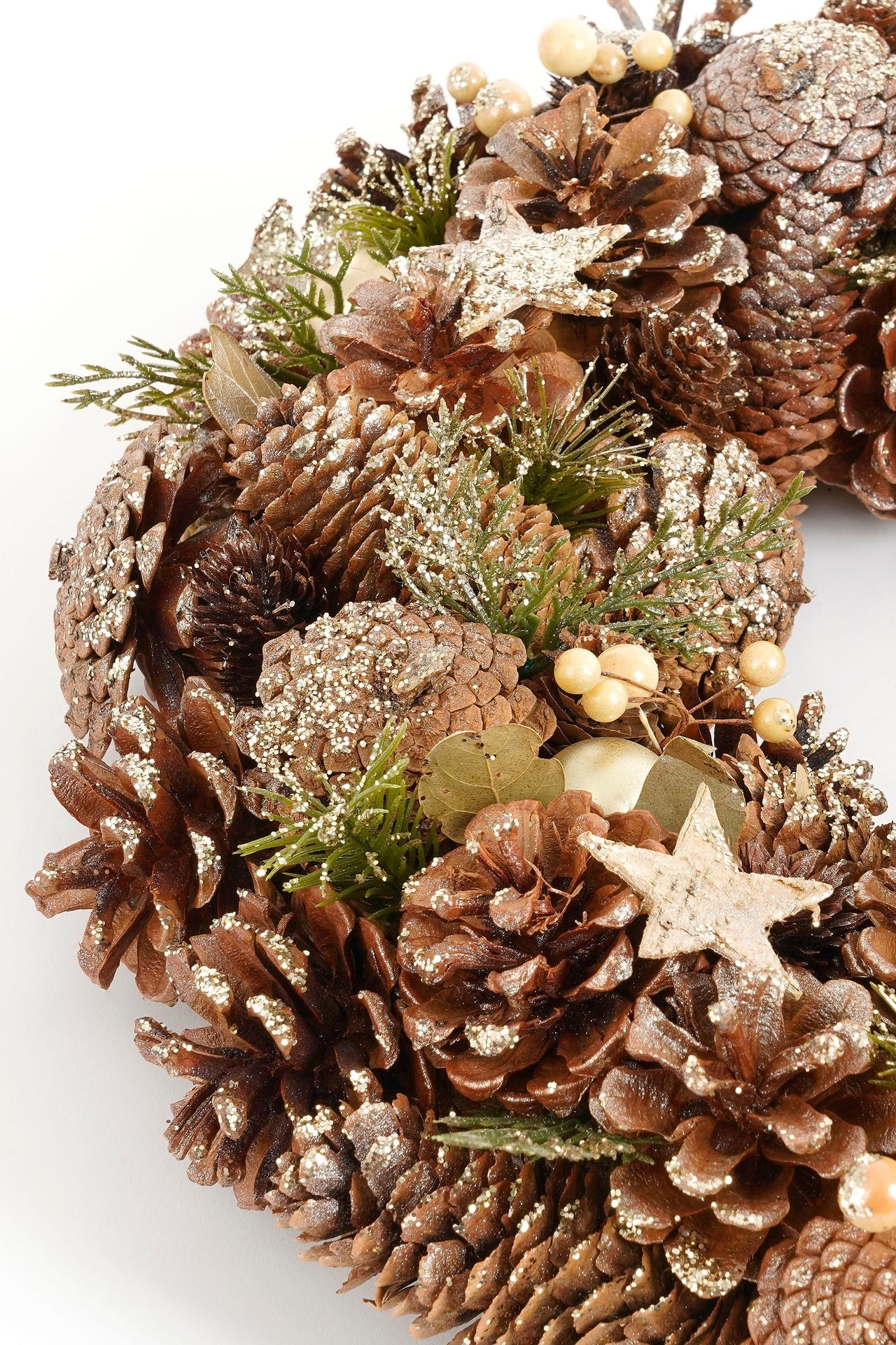 Dørkrans diameter 45 cm - elegant design til jul