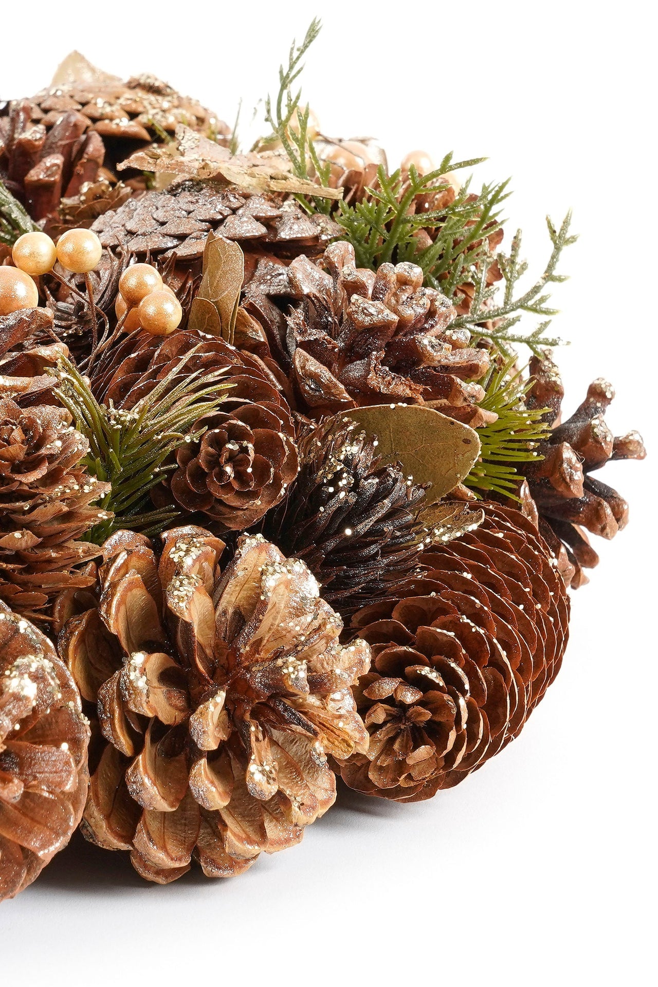 Dørkrans diameter 45 cm - elegant design til jul