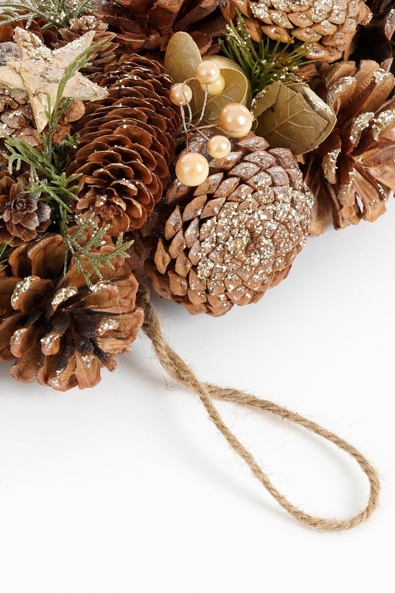 Dørkrans diameter 45 cm - elegant design til jul