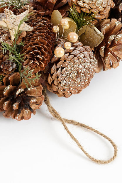 Dørkrans diameter 45 cm - elegant design til jul