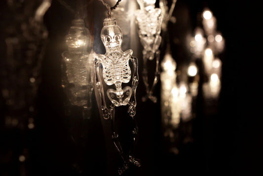 Lyslenke skjelett - 3 meter 20 pærer. Halloween - Juletrepynt.no