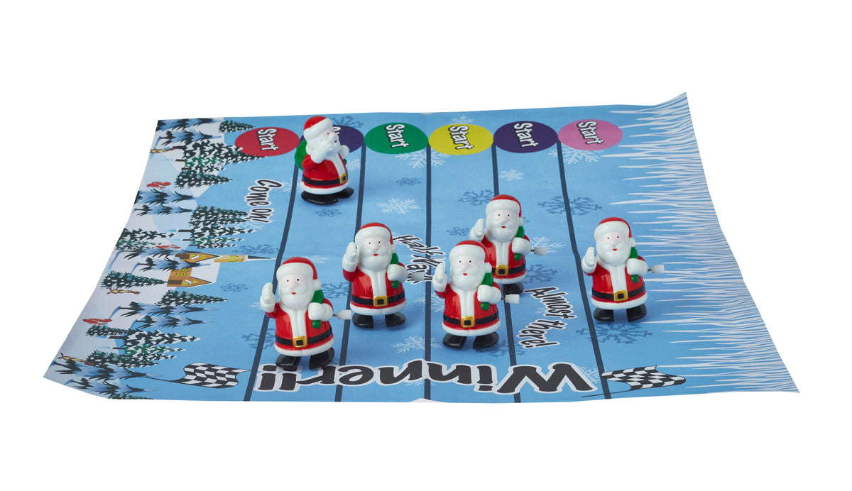 Kappløp - smellbonbon med julenissedesign - 6x33 cm - Juletrepynt.no