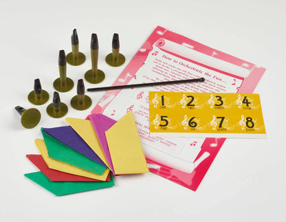 Concerto fanfare 8 stk smellbonbon med fløyter - Juletrepynt.no