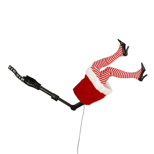 Sprellende bein til juletre - nissemor sine bein - Juletrepynt.no