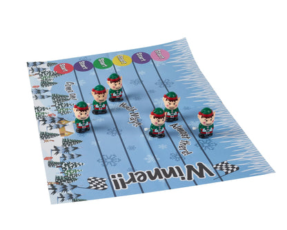 Håndlagde smellbonbon - 6 stk - 33 cm - kappløp alver - Juletrepynt.no