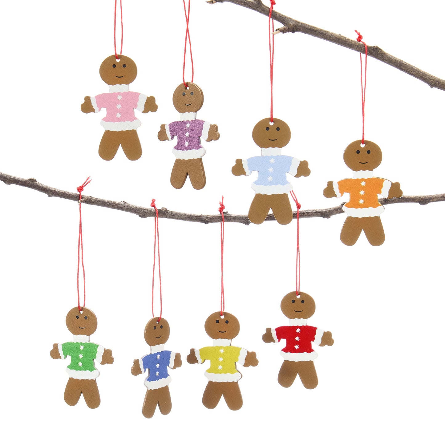 Gingerbread Charm smellbonbon med pepperkakefigurer til oppheng på juletre