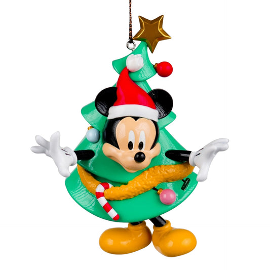 Mikke sitter fast i juletreet - klassisk julekule fra Disney - Julelysbutikken.no
