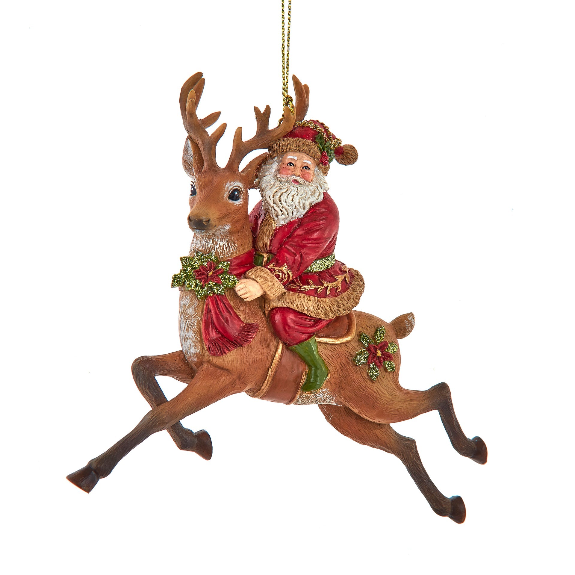 Julenisse på reinsdyr