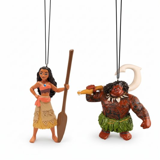 Sett med Vaiana og Maui