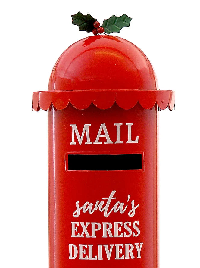 Postkasse til brev fra julenissen - 52 cm - Juletrepynt.no